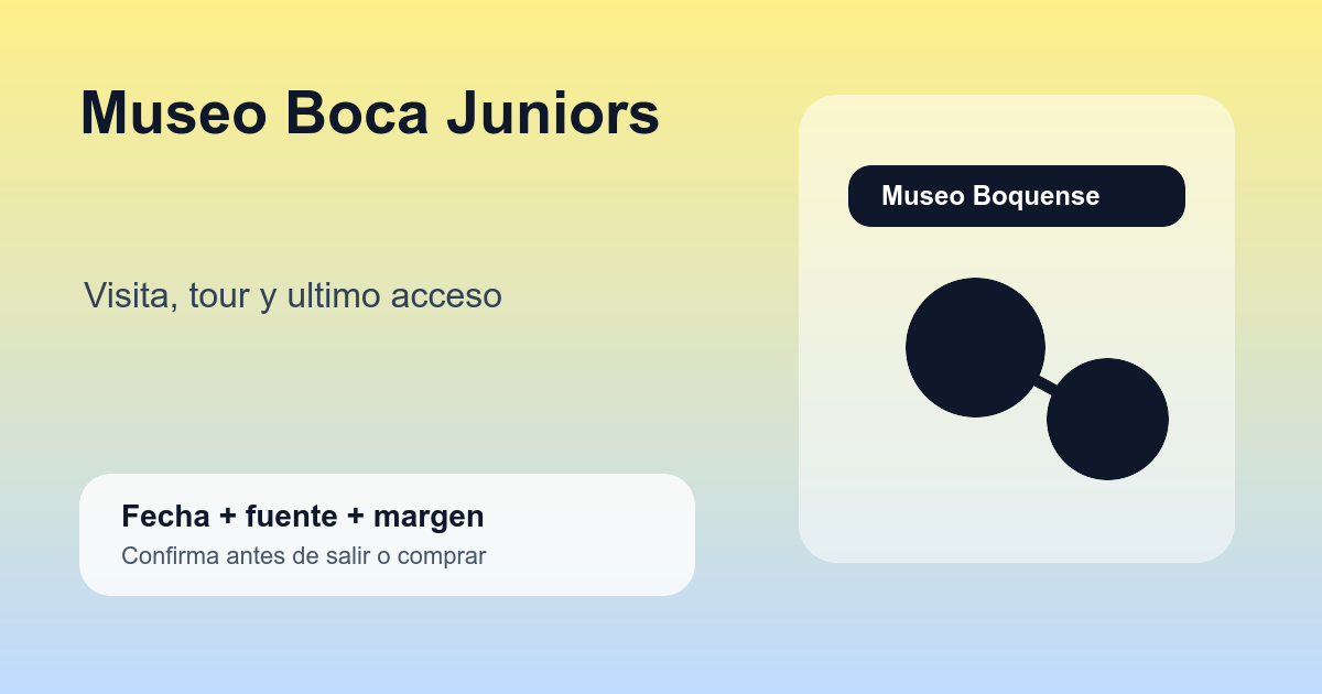 Museo de Boca Juniors con entrada y reloj de visita